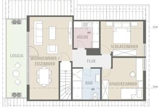 Wohnung mieten in 76307 Karlsbad, Attraktive 3-Zimmer-Dachgeschosswohnung in Karlsbad-Spielberg