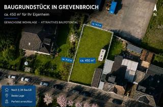 Grundstück zu kaufen in 41515 Grevenbroich, Baugrundstück in gewachsener Wohnlage Grevenbroichs – bereit für Ihre Zukunft