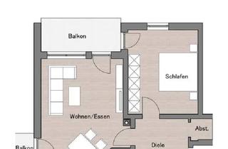 Wohnung kaufen in 89407 Dillingen, Dillingen an der Donau - 3 ZKB Wohnung in zentraler Lage zu verkaufen