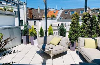 Penthouse kaufen in 50672 Altstadt-Nord, Exklusives Penthouse-Maisonette mit zwei Dachterrassen über den Dächern Kölns direkt im Stadtzentrum