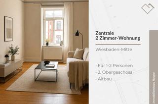 Wohnung mieten in 65185 Wiesbaden, WI Zentrum - 2ZKB-Altbauwohnung