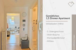 Wohnung mieten in 65185 Wiesbaden, WI Zentrum | 1,5-Zimmer-Apartment