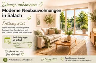 Wohnung mieten in Wilhelmstr. 40, 73084 Salach, Exklusive 5-Zimmer-Maisonettewohnung mit 2 Balkonen, Aufzug & Garage | Erstbezug 2026