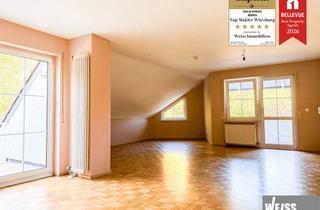 Wohnung mieten in 97084 Heuchelhof, Traumhafte Dachgeschosswohnung mit Balkon, Loggia und großzügigem Wohnkomfort