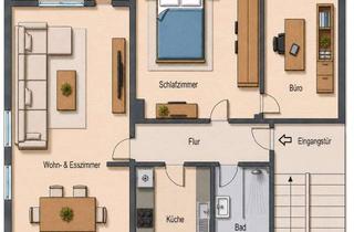 Wohnung mieten in Reichshofstraße 165, 58239 Schwerte, Kernsaniert: 3-Zimmer-Dachgeschosswohnung in Schwerte