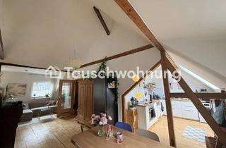 Tauschwohnungen in 40227 Oberbilk, Tauschwohnung: 2,5-Zimmer-Wohnung in Düsseldorf, Altbau DG, Dielen, Balkon