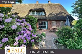 Haus kaufen in 21755 Hechthausen, Traumhaus unter Reet - energetisch top saniert - in idyllischer Feldrandlage