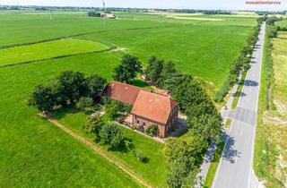 Einfamilienhaus kaufen in 26434 Wangerland, Einfamilienhaus im Landhausstil mit angrenzender Scheune – Idyllisches Anwesen nahe dem Wangermeer