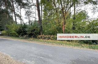 Grundstück zu kaufen in 14547 Beelitz, IMMOBERLIN.DE - Bebaubares Waldgrundstück in sehr naturverbundener Lage