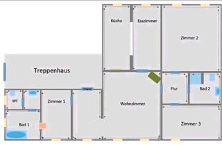 Wohnung mieten in 15517 Fürstenwalde/Spree, Sanierte Altbauwohnung kurz vor Fertigstellung – 5 Zimmer, Kamin, 2 Bäder und Gartenmitbenutzung