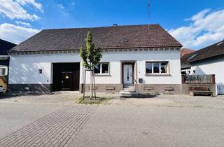 Haus kaufen in 68794 Oberhausen-Rheinhausen, Platz für Ideen: Charmantes Sanierungsobjekt mit großem Innenhof und Nebengebäuden / Rheinhausen
