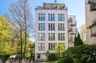 Wohnung kaufen in Kaiserplatz, 80803 München, AIGNER - Rarität beim Kaiserplatz: Neuwertige 3-Zimmer-Wohnung mit 2 Balkonen und Innenhoflage