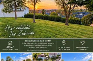 Grundstück zu kaufen in Panoramaweg, 74193 Schwaigern, Baugrundstück mit ca. 693 m² - Provisionsfrei - schnelle Rückmeldung