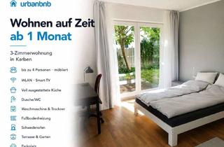 Immobilie mieten in Zum Schelmenrod, 61184 Karben, Möblierte 3-Zimmerwohnung Karben - Wohnen auf Zeit