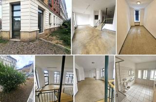 Gewerbeimmobilie kaufen in 04155 Leipzig, Geräumiger Eckladen/Büro in Leipzig Gohlis, 2 Ebenen, 4 Räume, gr. Schaufenster, Freisitz evtl. mgl.