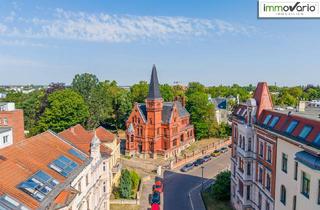 Wohnung mieten in Klausenerstraße 11-13, 39112 Magdeburg, Stilvolles 1-Raum-Souterrain-Apartment in historischem Gebäude mit Fußbodenheizung & großer Terrasse