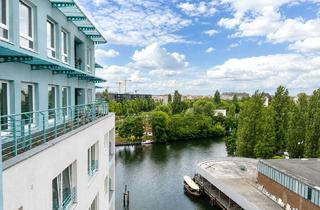 Wohnung kaufen in 10587 Berlin, Spreeblick! Freies 1,5-Zimmer Apartment mit Tiefgarage, Terrasse und Concierge in Charlottenburg