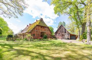 Doppelhaushälfte kaufen in 21449 Radbruch, Reetdachdoppelhaus mit Geschichte, großem Garten und Gestaltungspotenzial