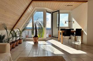 Wohnung kaufen in 74382 Neckarwestheim, Neckarwestheim - Sonnige 3 Zimmer + Dachstudio in Neckarwestheim 2 Balkone EBK TG
