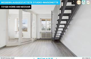 Wohnung kaufen in 72160 Horb, 7,0 % IST-Rendite & 6.000 € Kaltmiete p.a. – 2-Zimmer-Maisonette am Naturpark