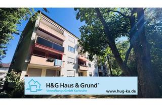 Wohnung kaufen in 76131 Oststadt, FREI! 4-Zimmerwohnung mit Loggia und Kfz-Stellplatz in beliebter Oststadtlage nahe KIT
