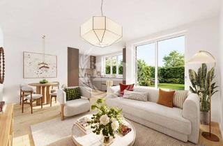 Wohnung kaufen in 93173 Wenzenbach, WE2: Riesiger Garten inklusive – 3 Zimmer | KfW40 QNG | Aufzug