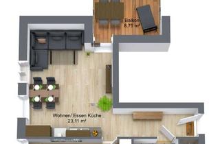 Wohnung mieten in Riedstraße 17, 86690 Mertingen, Neubau-Erstbezug 2 ZKB mit Balkon in Mertingen
