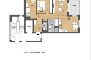 Wohnung mieten in Florianstraße 65, 72555 Metzingen, 3 Zi.-Neubau-Whg. im 4.OG in Metzingen (Neugreuth)