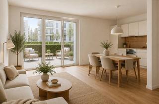Wohnung mieten in Marion-Donovan-Str. 22, 30539 Bemerode, Neubau-Gebiet Hannover KRONSRODE (A4): EBK, Terrasse, Tageslichtbad, Fußbodnhzng, Keller, Lift, TG