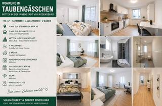 WG-Zimmer mieten in Taubengäßchen, 93047 Innenstadt, Premium WG-Zimmer in Regensburg Altstadt | Erstbezug | voll möbliert | 2 Bäder | WLAN
