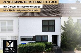 Haus kaufen in 86720 Nördlingen, RESERVIERT. Zentrumsnahes Reihenmittelhaus mit Garten, Vollkeller und Garage