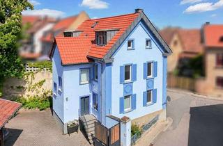 Haus kaufen in 55294 Bodenheim, Das blaue Haus von Bodenheim – bereits top saniert! Für Menschen, die ankommen statt sanieren wollen