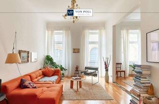 Wohnung kaufen in 68161 Innenstadt, Stilvolle Beletage mit Altbaucharme und Balkon im Herzen Mannheims