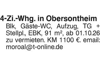 Wohnung mieten in 73479 Ellwangen, 4-Zi.-Whg in Obersontheim