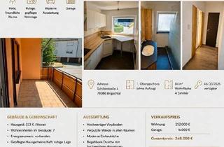 Wohnung kaufen in 78086 Brigachtal, Brigachtal - 4-Zimmer Eigentumswohnung, 84m2 in Brigachtal zu verkaufen