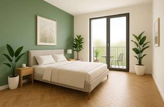 Wohnung kaufen in 16225 Eberswalde, WE 38: Eberswalde: ERSTBEZUG im LUXUS Neubau: 2-Zi mit 25m² MIT BALKON ab 2028 BEZUGSBEREIT
