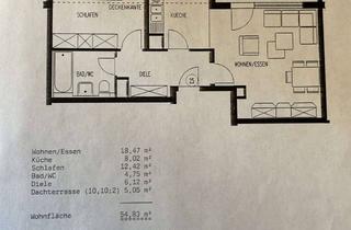 Wohnung kaufen in Gronauer Straße 39, 67071 Ruchheim, Zwei-Zimmer-Dachgeschosswohnung mit traumhafter Dachterrasse Ludwigshafen
