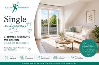 Wohnung mieten in 88326 Aulendorf, 3-Zimmer-Whg. in Aulendorf mit Balkon