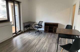Wohnung mieten in Tattersall Str. 21, 68165 Schwetzingerstadt, MA-Schwetzingerstadt, voll möblierte 1-Zimmer Wohnung mit Einbauküche und Balkon