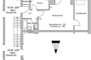 Sozialwohnungen mieten in 28779 Blumenthal, 2-Zimmer Wohnung in Bremen-Blumenthal (WBS erforderlich)