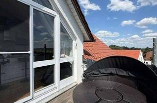 Wohnung mieten in 85232 Bergkirchen, Wunderschöne drei Zimmer Dachgeschosswohnung mit Einbauküche und Blick auf Günding