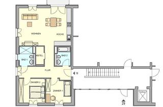Wohnung mieten in Blumenstraße 29, 01689 Weinböhla, ERSTBEZUG! helle Neubau-3-Raum-WE in Weinböhla