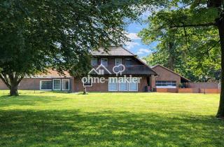 Haus kaufen in 26655 Westerstede, Resthof / Landhaus + 600 m² Hallenfläche – Wohnen & Arbeiten in Westerstede