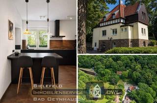 Villa kaufen in 32545 Bad Oeynhausen, ::: Supermodern I Sanierte Villa wie aus einem Märchen. Mitten im Wald. Mitten in Bad Oeynhausen.