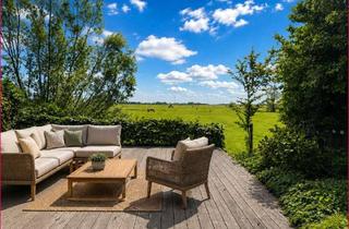 Haus kaufen in 25882 Tetenbüll, Panoramablick über die Felder Eiderstedts