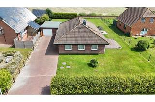 Haus kaufen in 25761 Oesterdeichstrich, Idyllische Feldrandlage! Bungalow mit zwei Terrassen und Garage