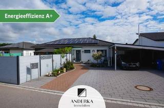 Haus kaufen in 89428 Syrgenstein, Stilvoller Bungalow mit exklusiver Ausstattung, Carport und Wohlfühlcharakter zu verkaufen.