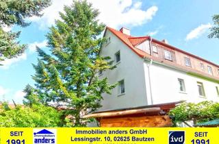 Haus kaufen in 02625 Bautzen, Teilmodernisiertes Reihenendhaus mit Terrasse in ruhiger Wohnlage in Bautzen