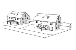 Haus mieten in 91085 Weisendorf, NEUBAU: Kinderfreundliche DHH direkt an der Bebauungsgrenze – mit PV Anlage