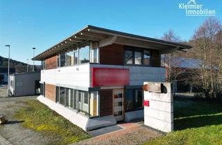 Gewerbeimmobilie kaufen in 97846 Partenstein, Architektur trifft Funktion – Außergewöhnliches Bürogebäude mit Lager/Produktionshalle
